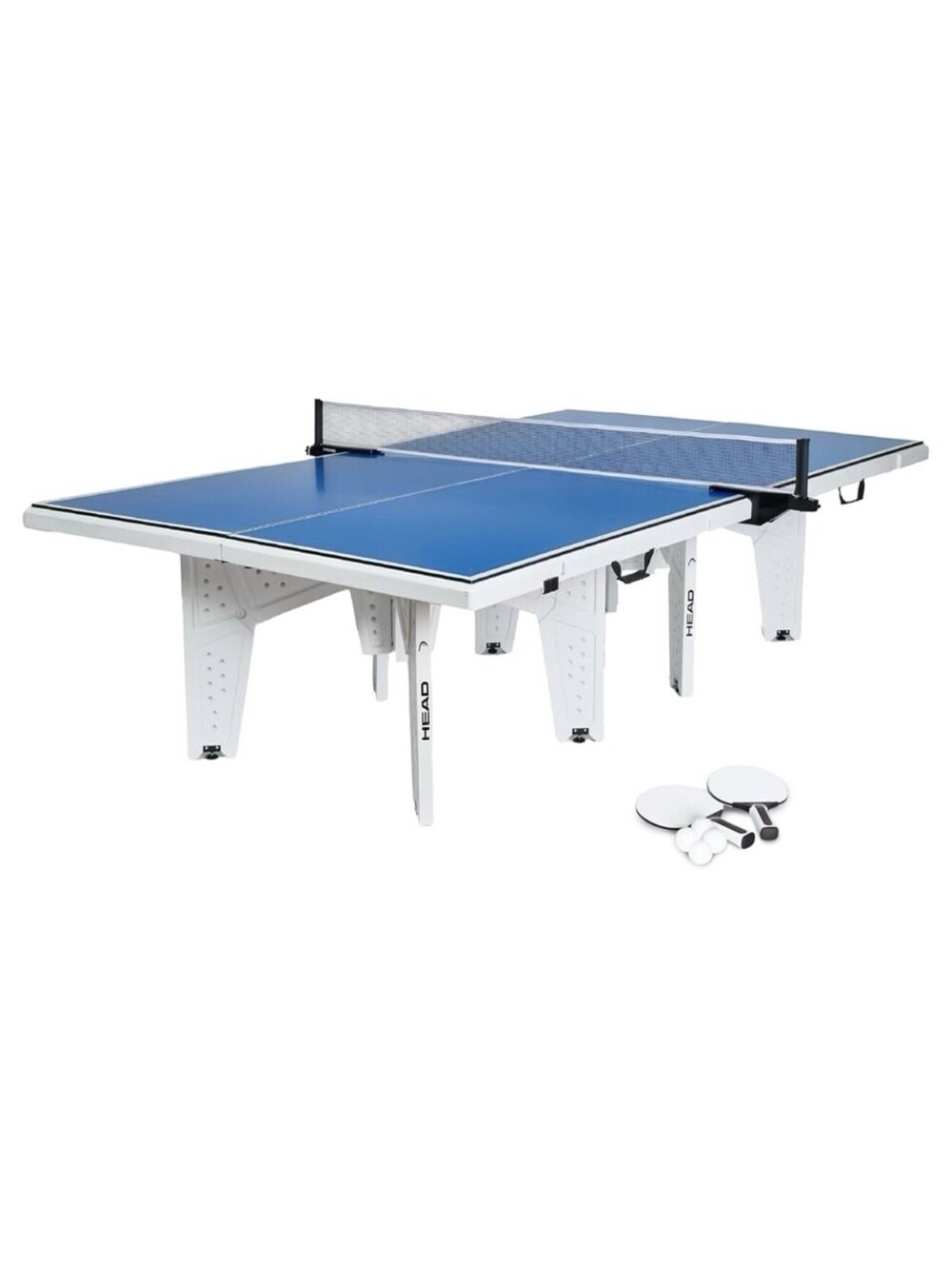 EastPoint Outdoor Full Size Ping Pong Table Tennis Foldable Set w/ Paddles HEAD
